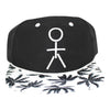 Stickman Snapback Hat (Nylon) - Black / White / Palm Tree Brim - Dicks Cottons Sunglasses
 - 1