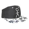 Stickman Snapback Hat (Nylon) - Black / White / Palm Tree Brim - Dicks Cottons Sunglasses
 - 2